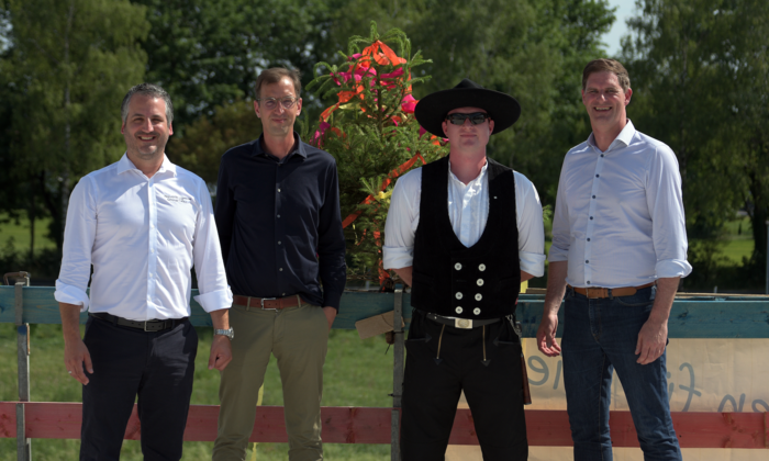 Cérémonie sur la toiture Neutrik EMEA GmbH